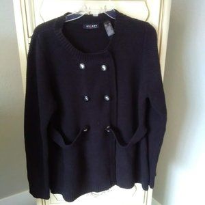 Axcess/Liz Claiborne double breasted sweater